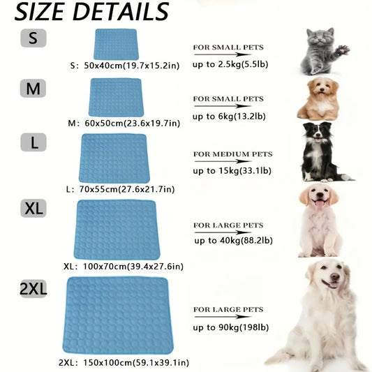 Tapis rafraîchissant en gel pour chiens et chats