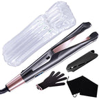 Professional Spiral Wave Curl And Straight Iron Styling Tools 2 in 1 Hair Curler & Straightener Twisted Ionic Flat Iron Styler