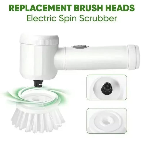 🟦 5-in-1 Electric Spin Scrubber – Cordless, USB Rechargeable, Deep Cleaning Made Easy!