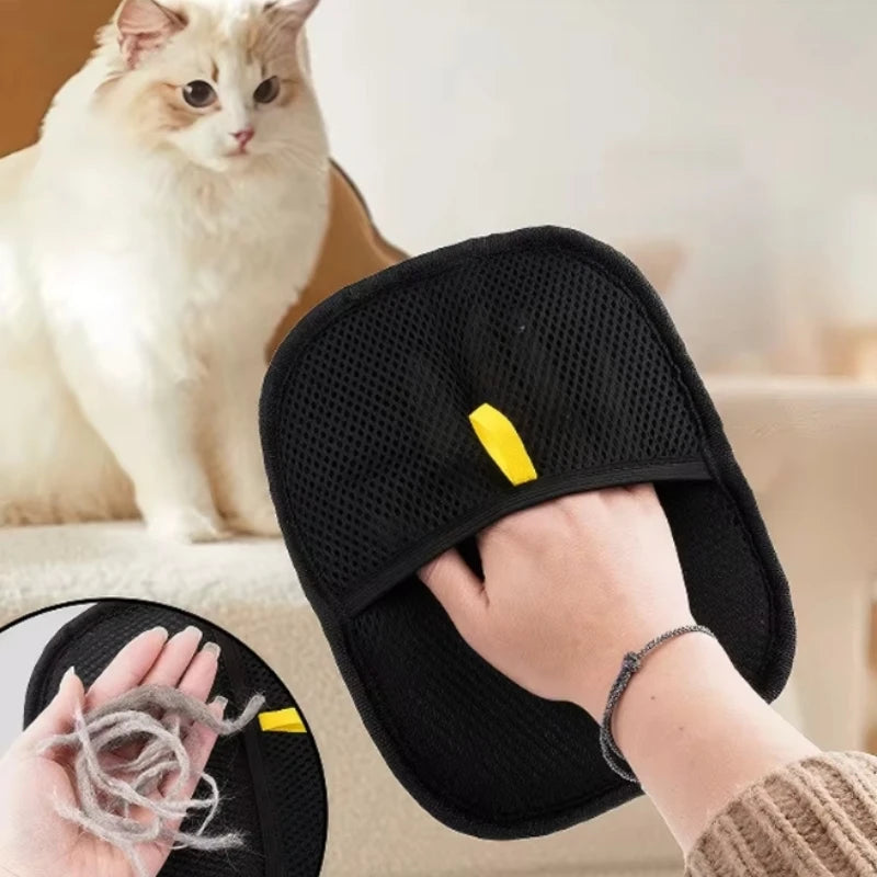 Double-Sided Grooming Glove Set (3-Piece)